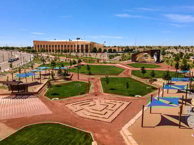 community landscape design example