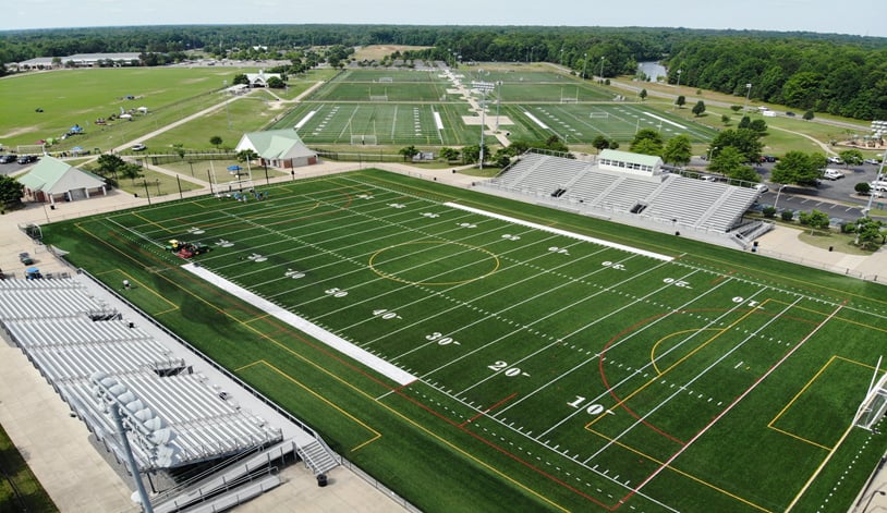 Artificial Turf football field