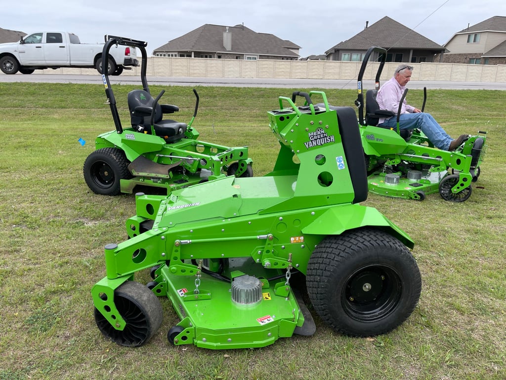 Electric Mean Green mowers