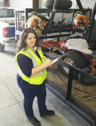 Equipment safety checks at the shop