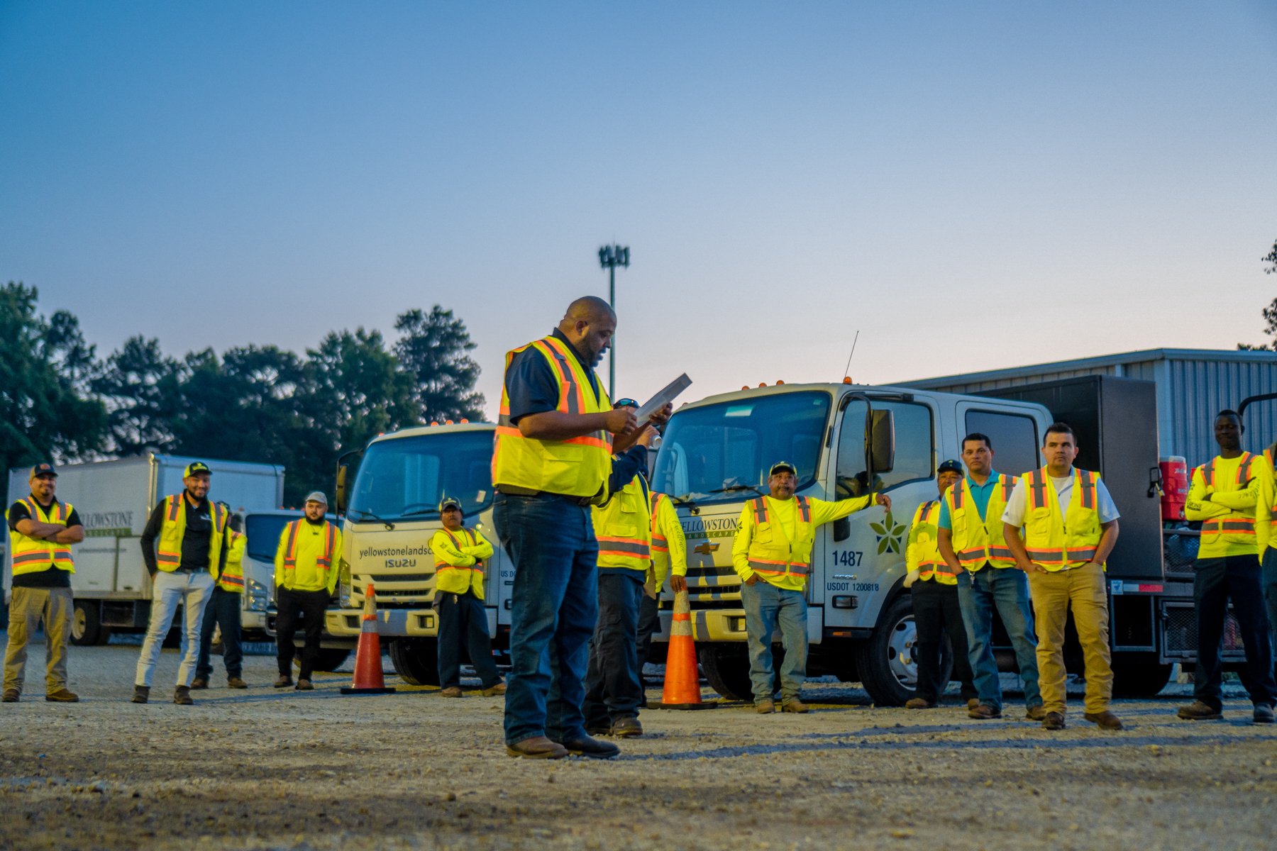 Yellowstone Landscape crew members