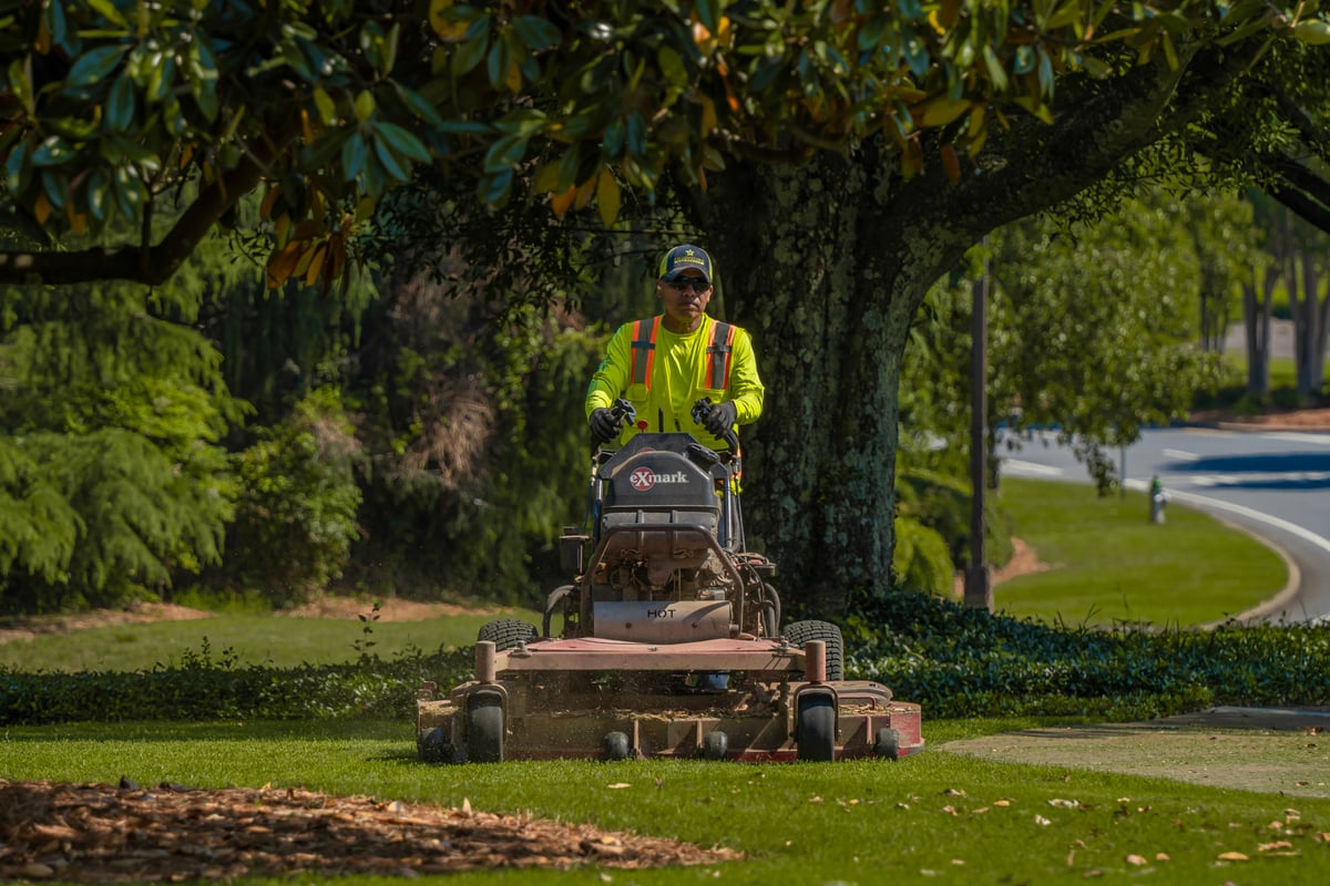 turf mowing services for college campuses