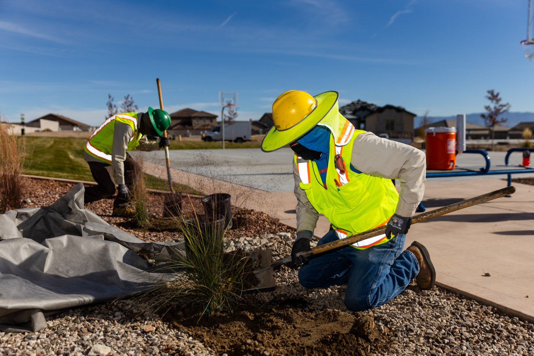 Inspiration Peak plant installation