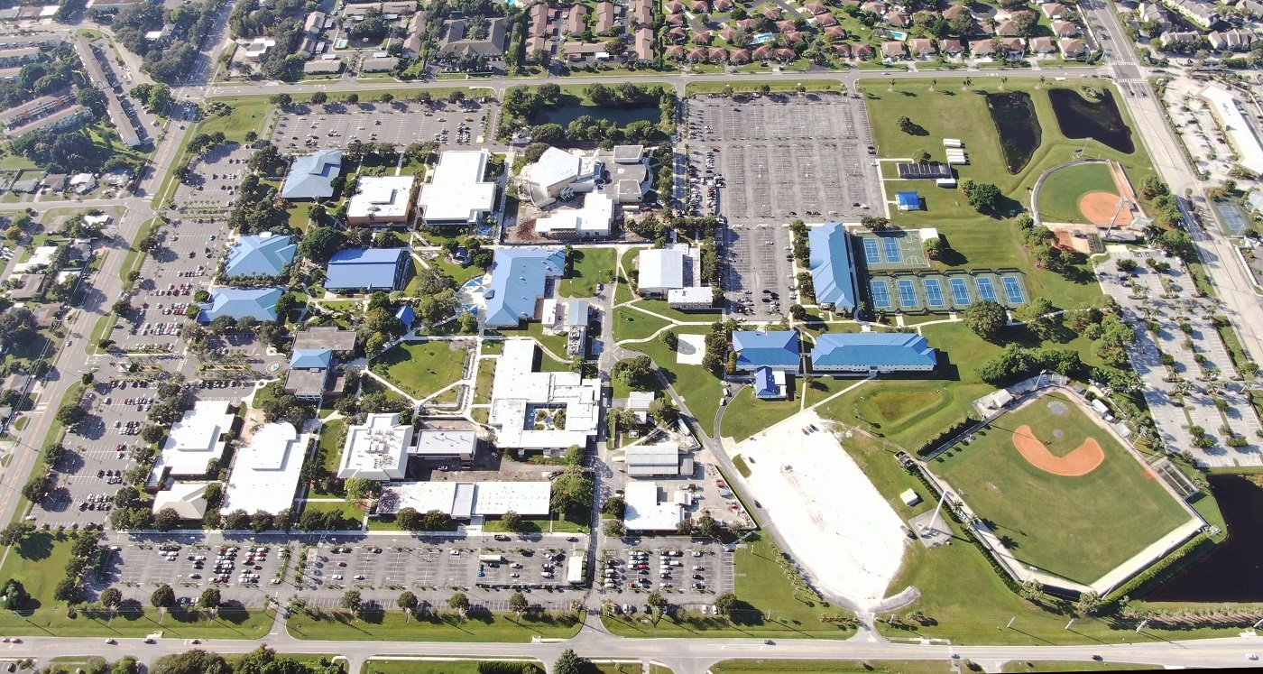 SCF Bradenton campus aerial view