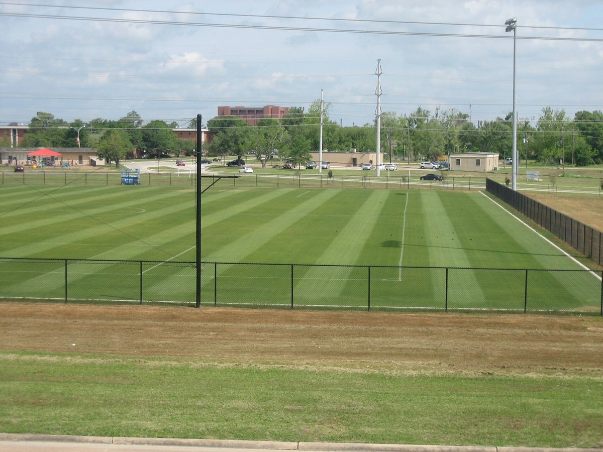 well maintained athletic field