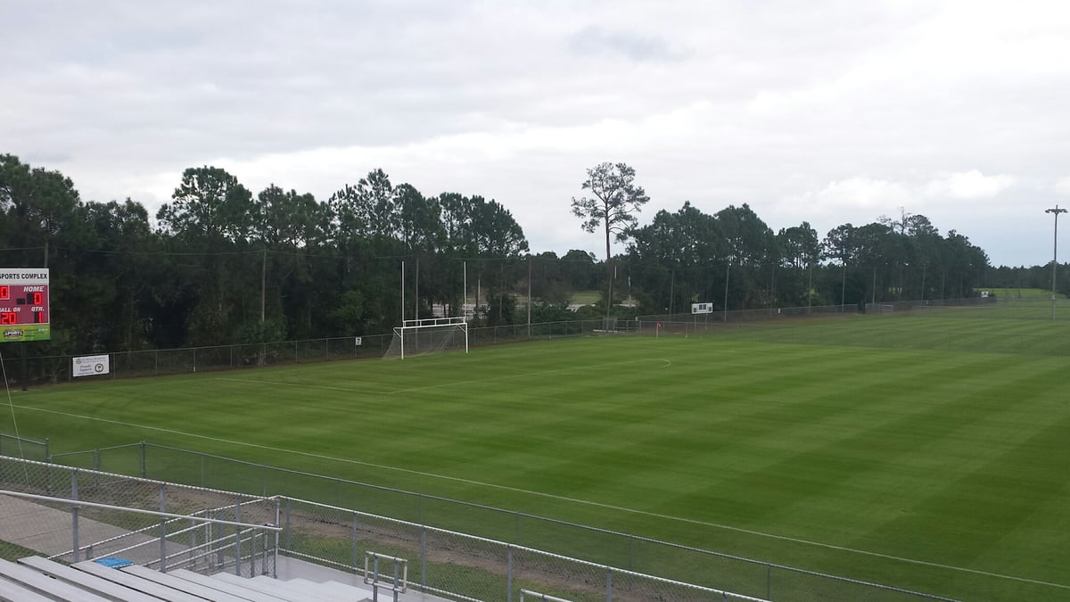 well maintained sports field