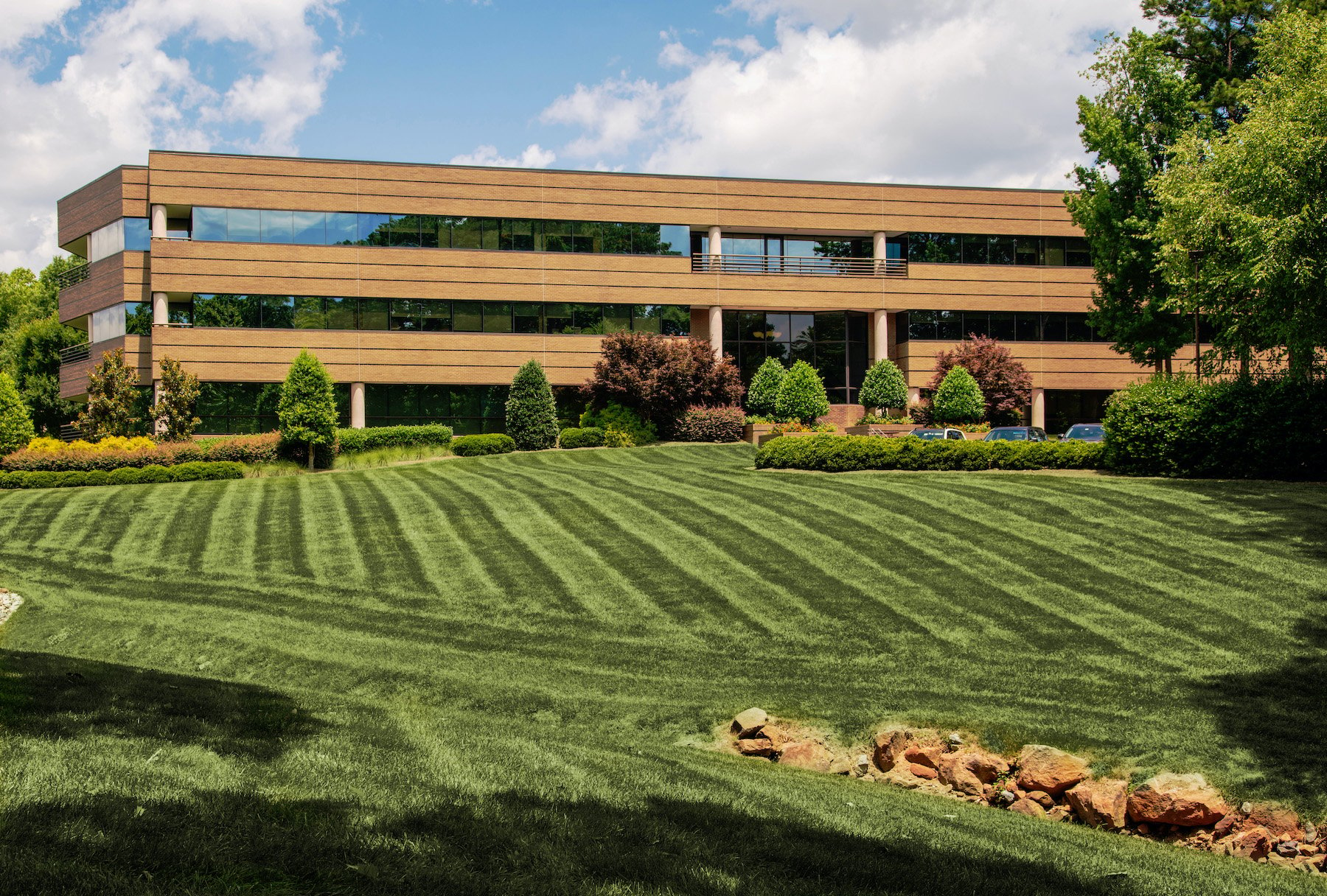 Commercial property landscaping