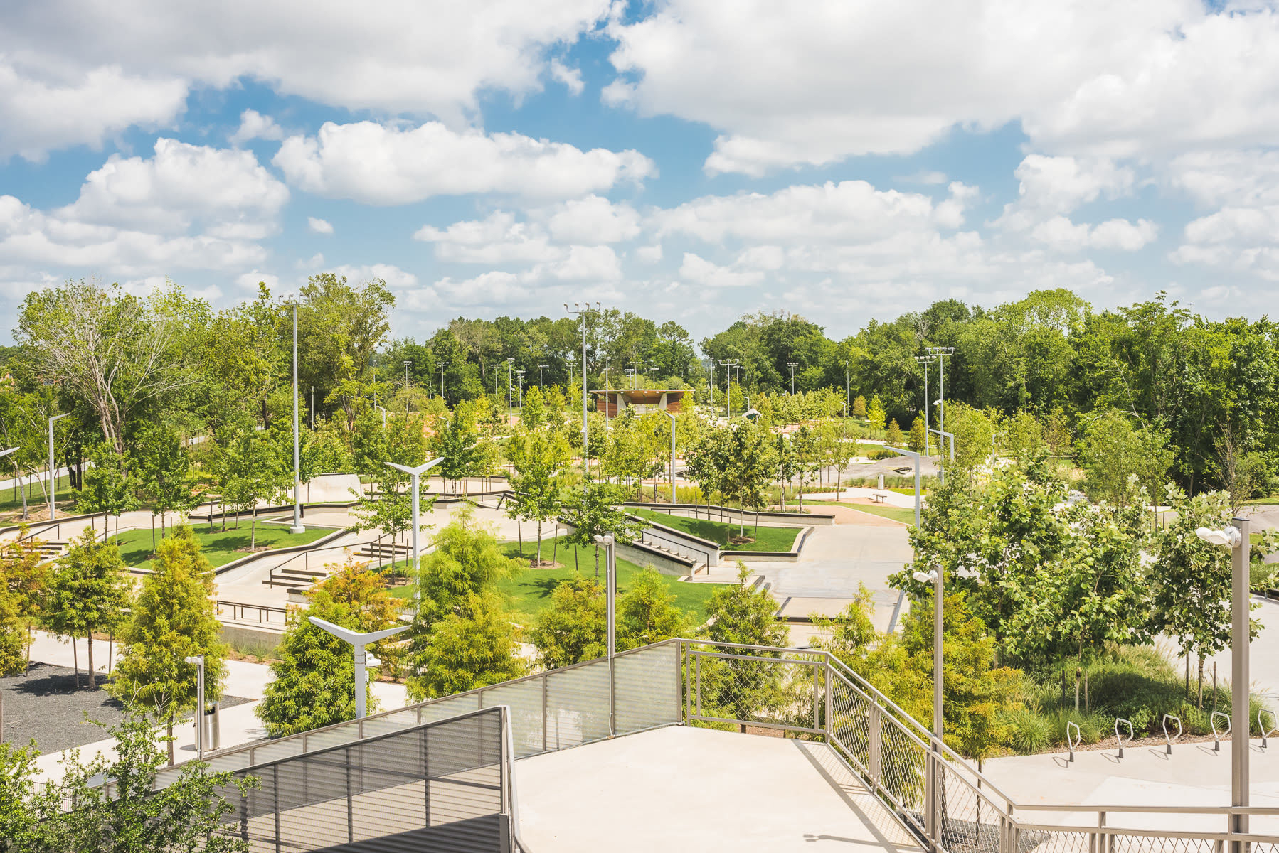 Rockstar Energy Bike Park landscape in Houston, TX